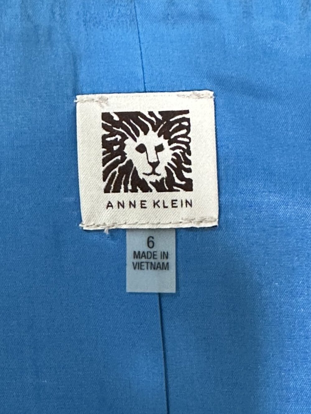 ANNE KLEIN Single Breasted A-Line Topper Jacket Multi-Color Size 6 - Picture 12 of 14